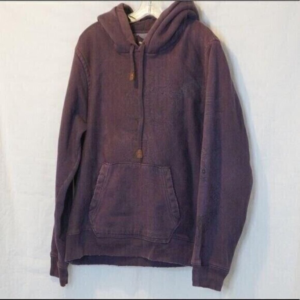 Z- Brand Purple Men's Hoodie with Embroidered Design and Print Size XL